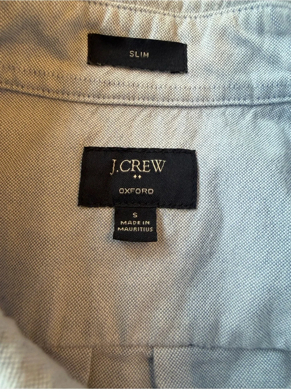 J. Crew Pale Blue Oxford Button-Down Shirt